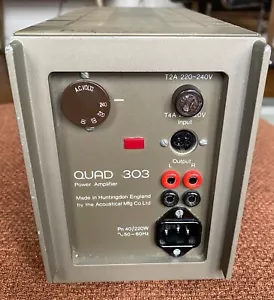 Amplificador de potencia Quad 303 - Imagen 1 de 5