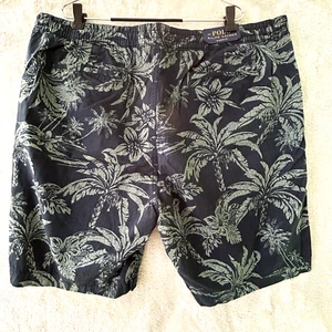Pantalones Cortos Hawaianos Polo Ralph Lauren Calce Clásico Azul Verde Talla XLT TGL Cintura 44" - Imagen 1 de 10