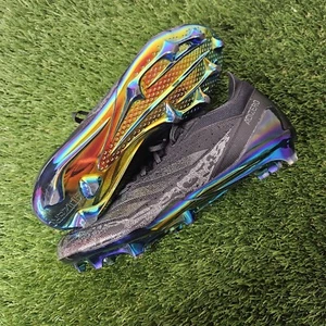 Adidas Adizero Electric Size 13 Football Cleats Black Purple Bottom - Picture 1 of 6