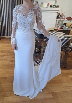 St. Patrick Designer 36 S Hochzeitskleid Brautkleid neuwertig - Bild 1 von 4
