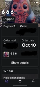 ✅Bimtoy Tiny Ghost Vinyl Figure Devil Ghoul NYCC 666 FAST SHIP/400 LE ✅ IN HAND - Picture 1 of 1