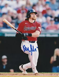 DANIEL SCHNEEMAN CLEVELAND INDIANS ACTION SIGNED 8x10 - Picture 1 of 1