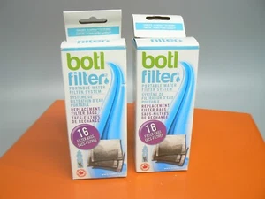 2 sacchetti filtro ricambio sistema filtro acqua portatile Botl 11005 16 sacchetti NUOVI - Foto 1 di 4