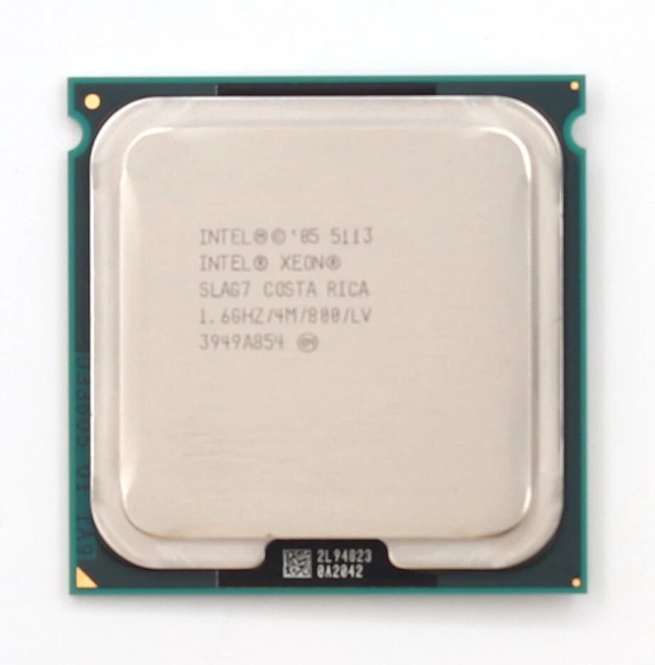 Intel Xeon 5113 1.60GHZ Dual-Core LGA 771 CPU Processor P/N:SLAG7 Tested Working - Image 1 of 2