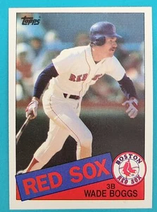 1985 Topps #350 Wade Boggs Boston Red Sox Baseball Card I4 - Picture 1 of 2