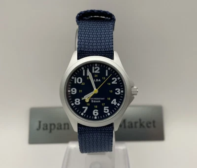 Reloj de Campo Militar SEIKO ALBA AQPK402 Cuartos Azul Foto 1 de 4