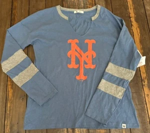 Camisa para mujer New York Mets marca 47 talla pequeña - Imagen 1 de 11