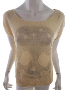 Blusa beige cotone manica corta taglia M - Foto 1 di 5