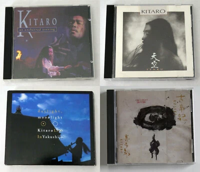 Lot of 4 Kitaro CDs (5 CDs Total) : Tenku, Enchanted Evening, Daylight/Moonlight Foto 1 de 4