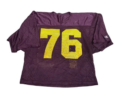 Vintage 80’s Arizona State Sun Devils Men’s Practice Issued Champion Jersey #76 - Image 1 of 4