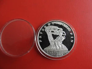 * Polen 100000 Zlotych 1990 Silber PP* (1.Oz) *Fryderyk Chopin (Schub133) - Bild 1 von 4