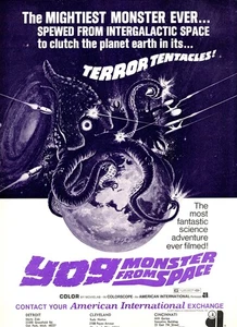 YOG MONSTER FROM SPACE 1971 AIP Trade Ad science fiction - Picture 1 of 1