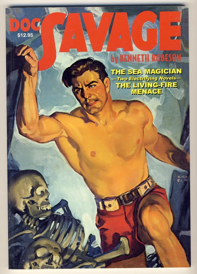 Kenneth Robeson - DOC SAVAGE #8: The Sea Magician / The Living-Fire Menace - Image 1 of 1