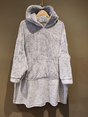 George Sample Fleece Hooded Snuggle Hoodie Oversized Grey Medium - image 1 of 3