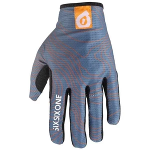 SixSixOne 661 Adult Small Comp Gloves MTB BMX Full Finger Contour Gray - Picture 1 of 1