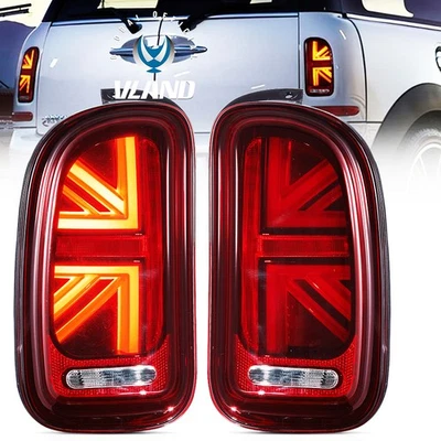 Pair LED RED Rear Lights For Mini Cooper Clubman R55 2007-2013 Tail Brake Lamps - Image 1 of 4