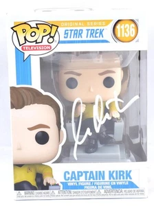 William Shatner handsignierte Star Trek Funko Pop Figur #1136 - Beckett W Holo - Bild 1 von 3