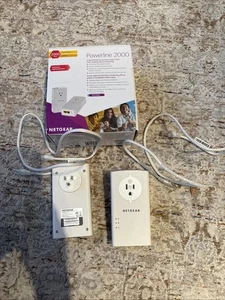 Adaptador Powerline NETGEAR PLP2000 2000Mbps 2 Puertos Toma Extra Paquete de 2 - Imagen 1 de 1