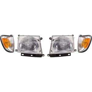 Headlight Kit For 1998-2000 Toyota Tacoma 4WD RWD With Corner Light Left & Right - Picture 1 of 12