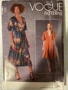 Vogue Sewing Pattern 1801 Womens Dress XS-S-M Uncut - Picture 1 of 2