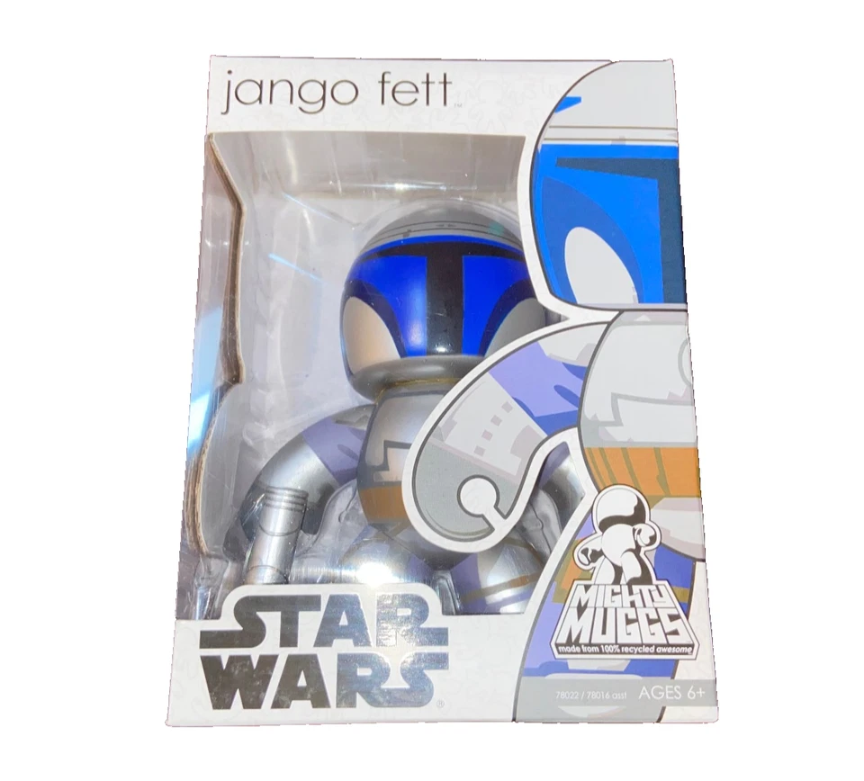 Star Wars Mighty Muggs Jango Fett Vinal Art Toy 2008 nuevo Foto 1 de 4