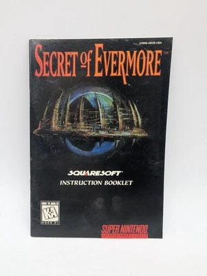 Secret of Evermore Authentic Super Nintendo (SNES, 1995) Manual Only** EX! - Image 1 of 4