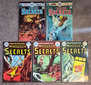 House of Secrets Menge 5 #117,120,131,134,136 DC Comics 1974-75 - FN- bis Sehr guter Erhaltungszustand + - Bild 1 von 2