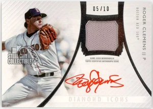 Roger Clemens 2017 Topps Diamond Icons Jersey Autograph Card #AA-RC 5/10 - Picture 1 of 2