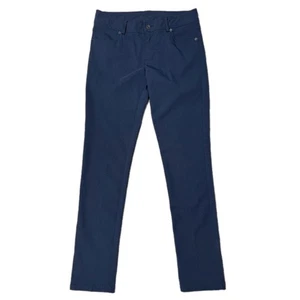 Nina McLemore Equestrian Stretch Cotton Navy Pants In Size 4 - Picture 1 of 6