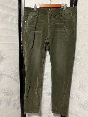 Pantalones de Pana Maurices Oliva Talla 13/14 Elastizados Pierna Recta Informales Juniors Foto 1 de 4