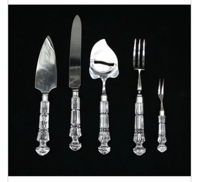 Waterford水晶套装 复古状况良好无芯片或裂缝 — 第 1/4 张图片