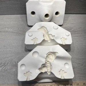 Vintage 1993 Duncan Snowberry Baby Ornaments Sitting 1714 Ceramic Slip Mold - Picture 1 of 9
