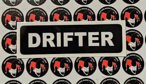 Drifter Motorrad Helm Aufkleber Biker Helm Decal - Bild 1 von 1