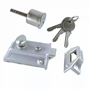 Türketten Sicherheitsschloss für Schwerlastriegel Schutzriegel Front Sicherheitsriegel - Bild 1 von 5