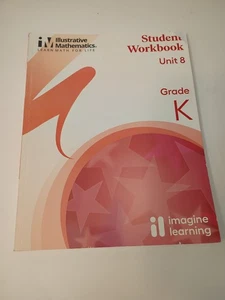 Illustrated Mathematics Grade K Student Workbook Unit 8 Imagine Learning - Picture 1 of 9