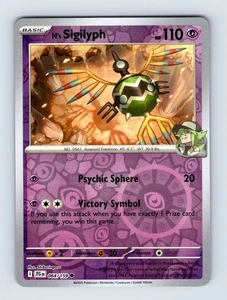 N's Sigilyph SV09: Journey Together Common Reverse Holo 064/159 cartas Pokémon - Imagen 1 de 2