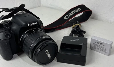 Canon EOS Rebel T3i 600D 18MP EF-S 18-55mm IS Kit Excelente Estado Foto 1 de 4