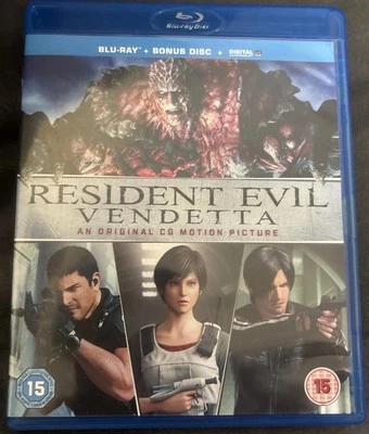 Resident Evil Vendetta Rare Deleted Zombie Zombies Animation Horror blu ray - Image 1 of 4