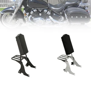 Backrest Sissy Bar Luggage Rack Black Fits For Harley SuperLow XL883L 2011-2020 - Picture 1 of 14