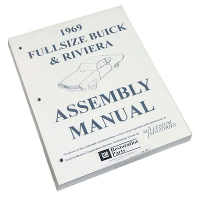 Libro de instrucciones de reconstrucción de reparación manual de montaje de fábrica Buick Electra 1969 Foto 1 de 4