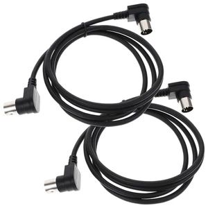 2 Pcs Doppelte Männliche Verbindungskabel Verlängerungskabel Gitarrenkabel - Bild 1 von 12