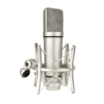 ✅Large Diaphragm Studio U87 Condenser Microphone with Shockmount Cardioid Mic - Image 1 of 4