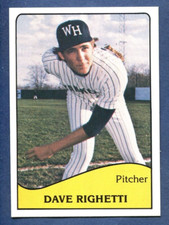 1979 TCMA West Haven Yankees Dave Righetti #21 Minor League Card NM-MT