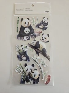 Recollections PANDA BEARS Scrapbooking Stickers - Picture 1 of 1