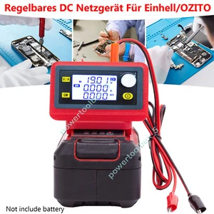 Regelbares DC Netzgerät Für EINHELL 18V Li-ion Akkus Power Supply Labornetzteil - Bild 1 von 12