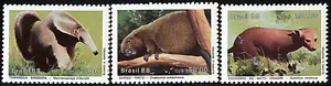 BRAZIL 1988 TROPICAL ANIMALS MNH (ANY OFFER?) - Picture 1 of 1