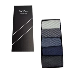 Juego de 5 calcetines de bambú Go Wear Business (3,20 €/1 unidad) - Imagen 1 de 12