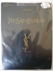 YVES SAINT LAURENT COLLANT VOILE 20 DEN TAILLE 2 (40-42) MODELE SOPHIA GRIS - Picture 1 of 3