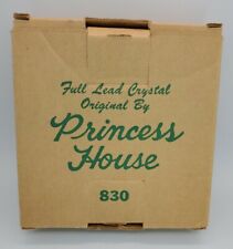 Princess House #830 24% Lead Crystal Three Light Taper Candle Holder with Box