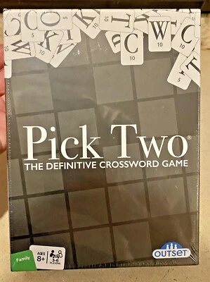 Pick Two Crossword Game Activity Gift Age 8+ 3-6 Players Outset - NEW - Image 1 of 4